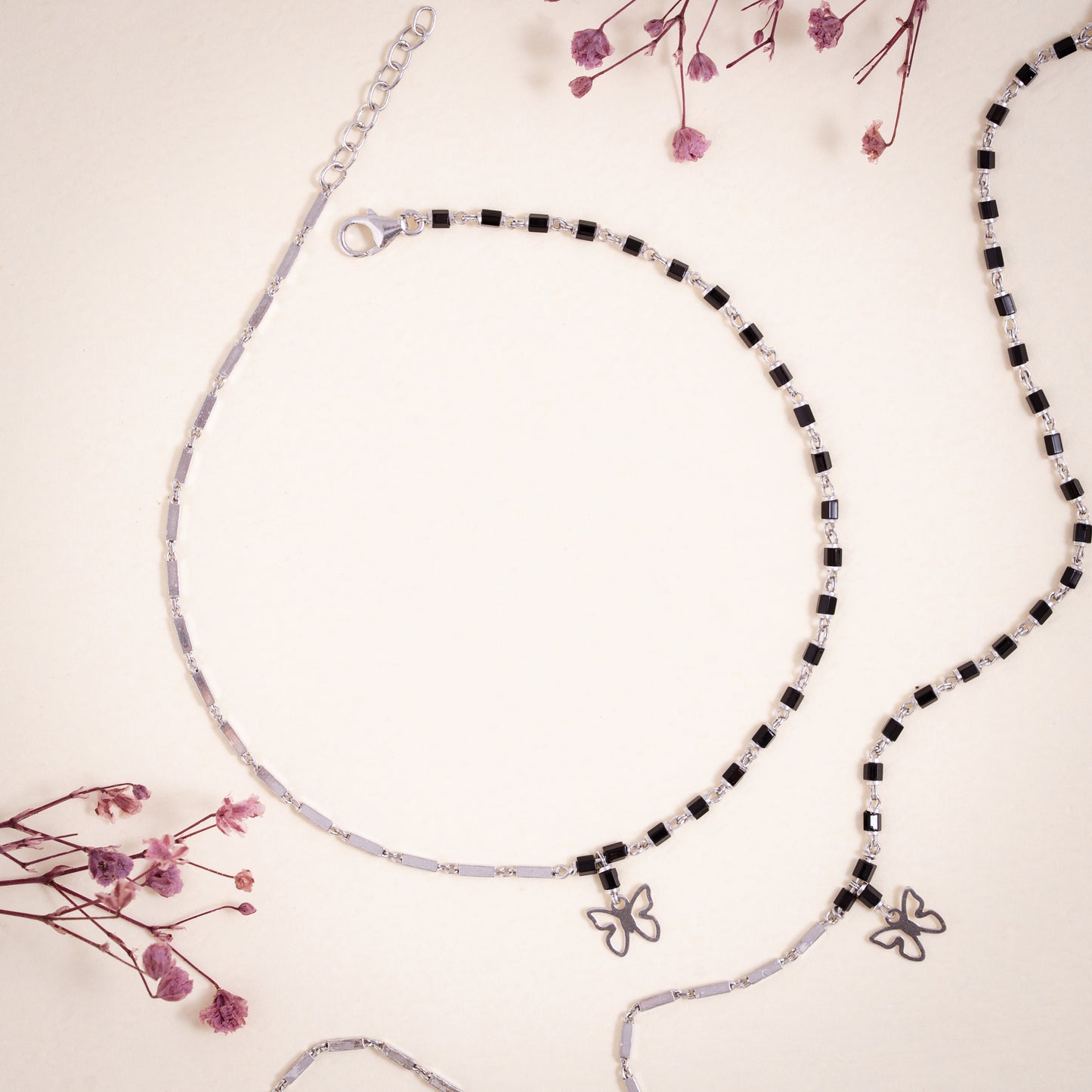 Butterfly Charm Anklet