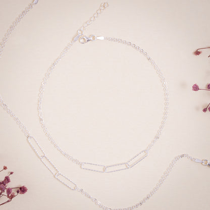 Linked Elegance Anklet