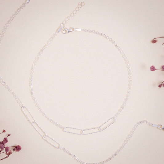 Linked Elegance Anklet