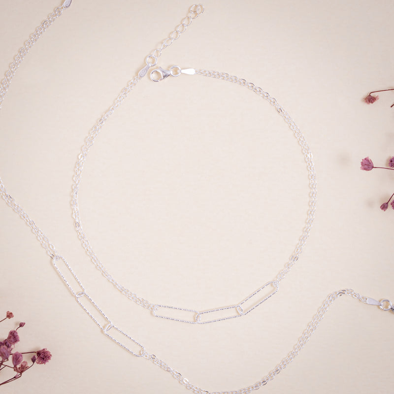 Linked Elegance Anklet