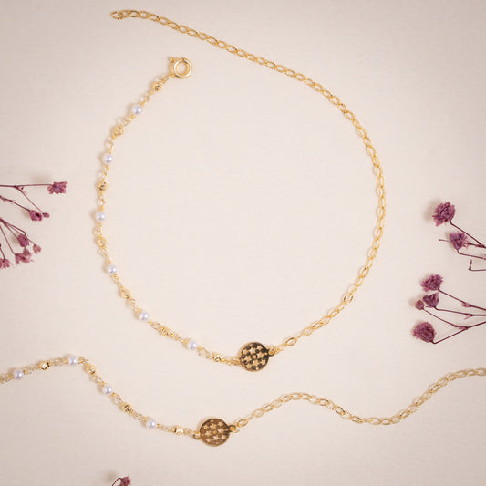 Celestial Gold Glow Anklet