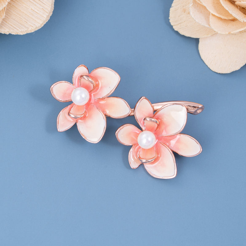 Blush Petal Duo Brooch
