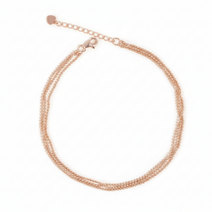 Rosy Twilight Gleam Anklet