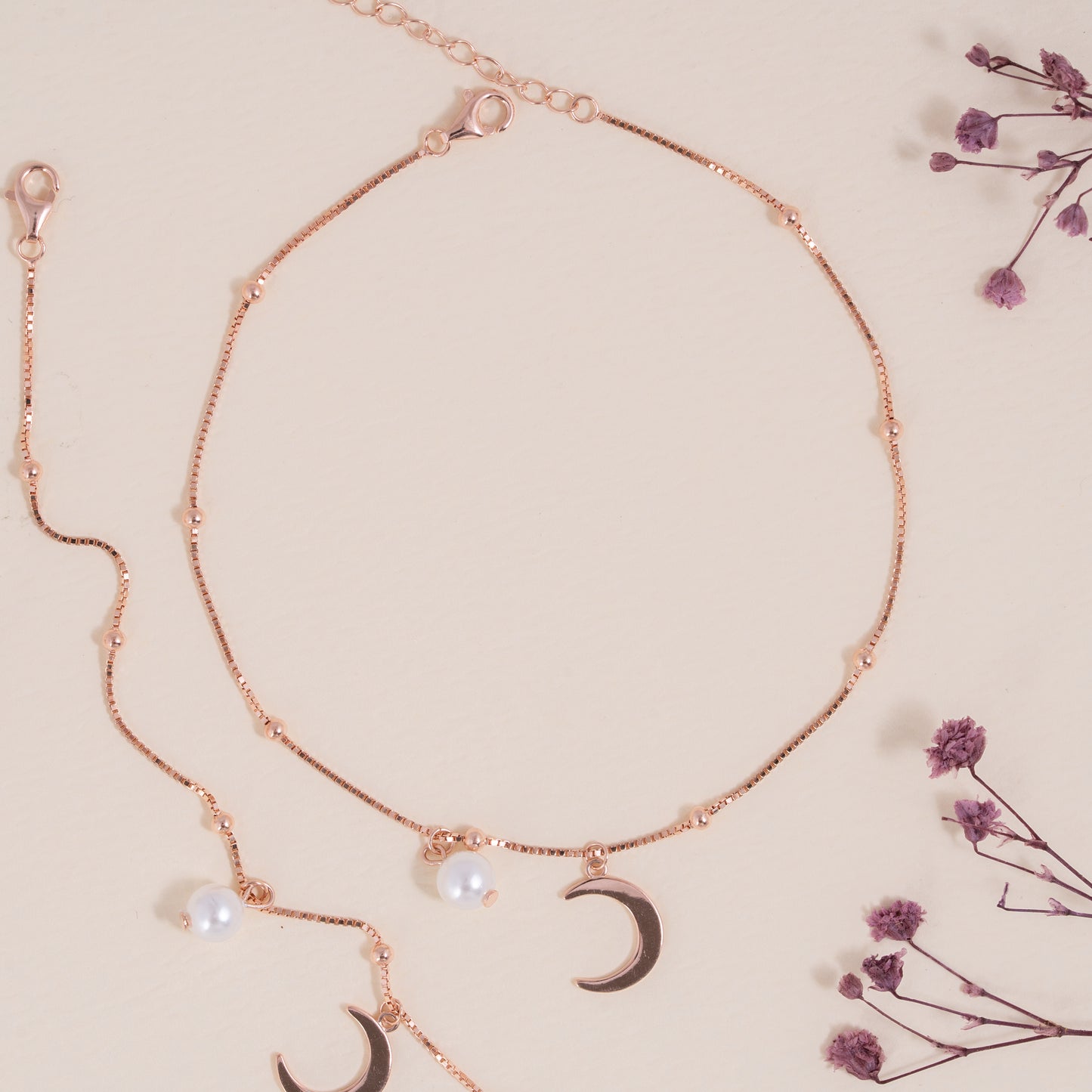 Moonpearl Anklet