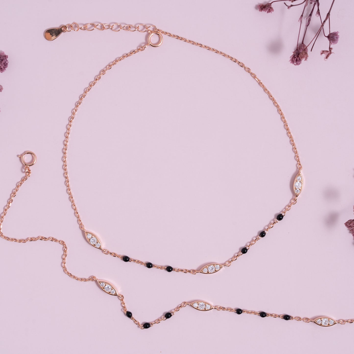 Eternal Gleam Mangalsutra Anklet