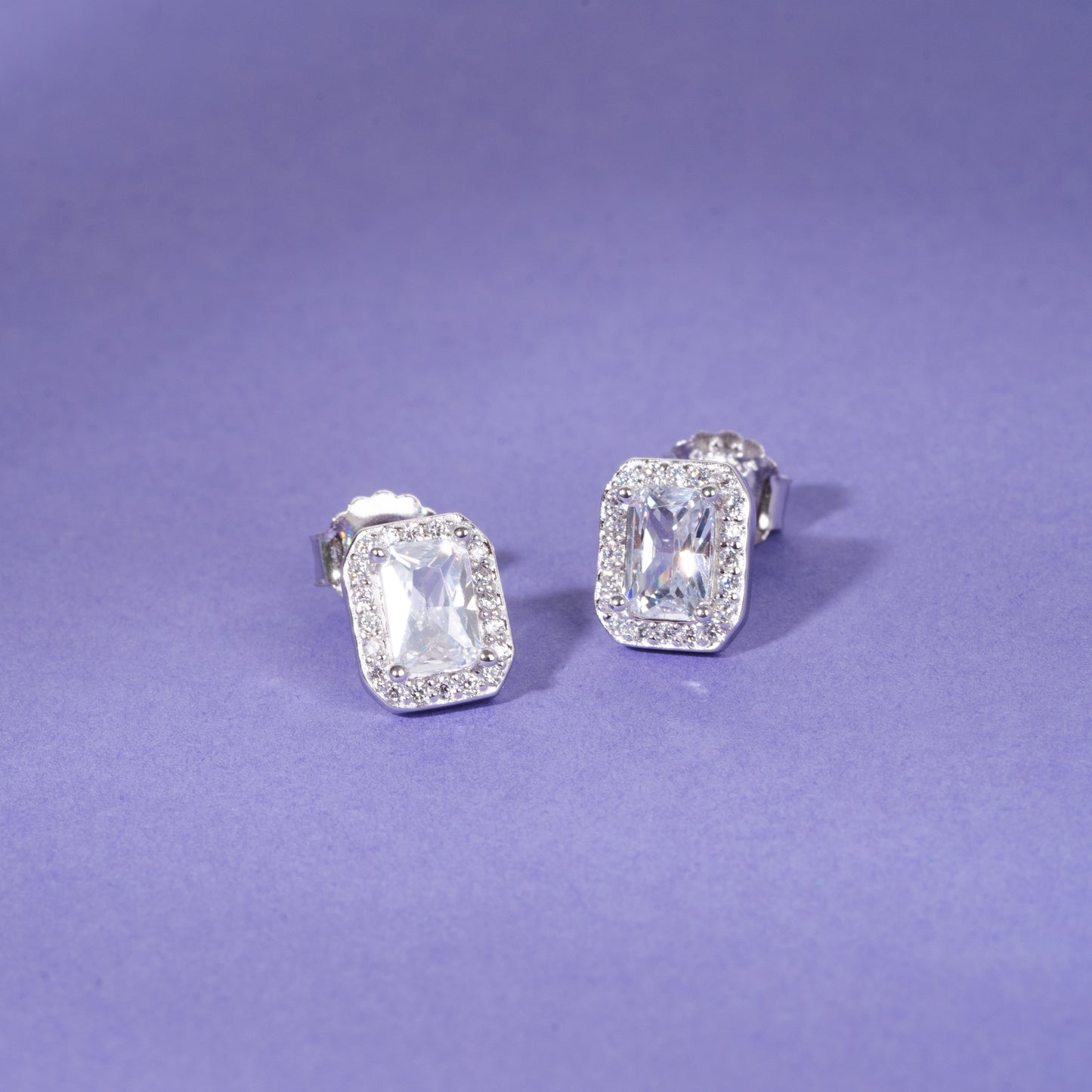 Sparkle Frame Earrings