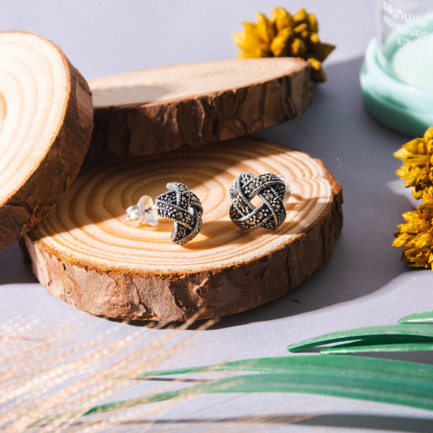 Labyrinth Silver Earrings