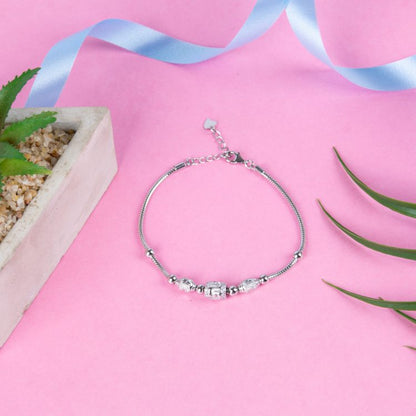 Elysian Elegance Silver Bracelet