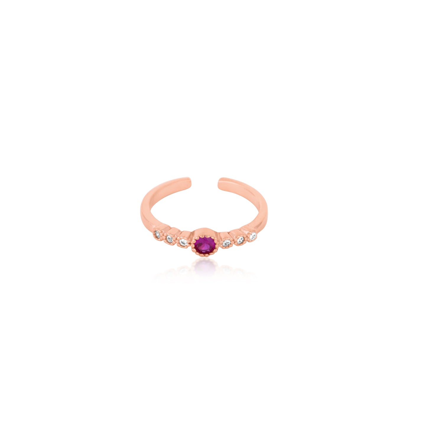Carbenet Silver Toe Rings
