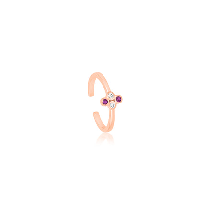 Ruby Eyes Toe Rings