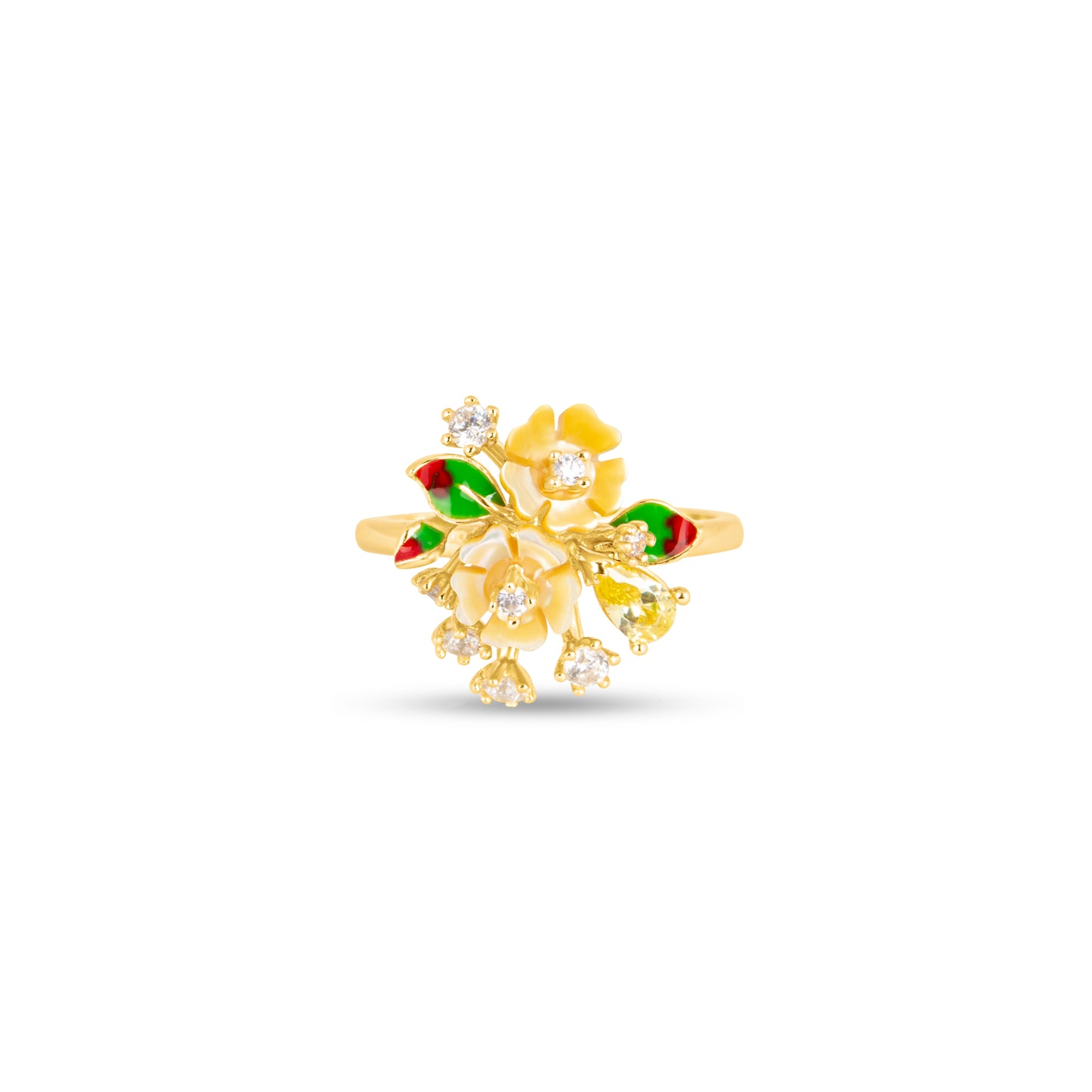 Radiant Blossom Luminaire Ring