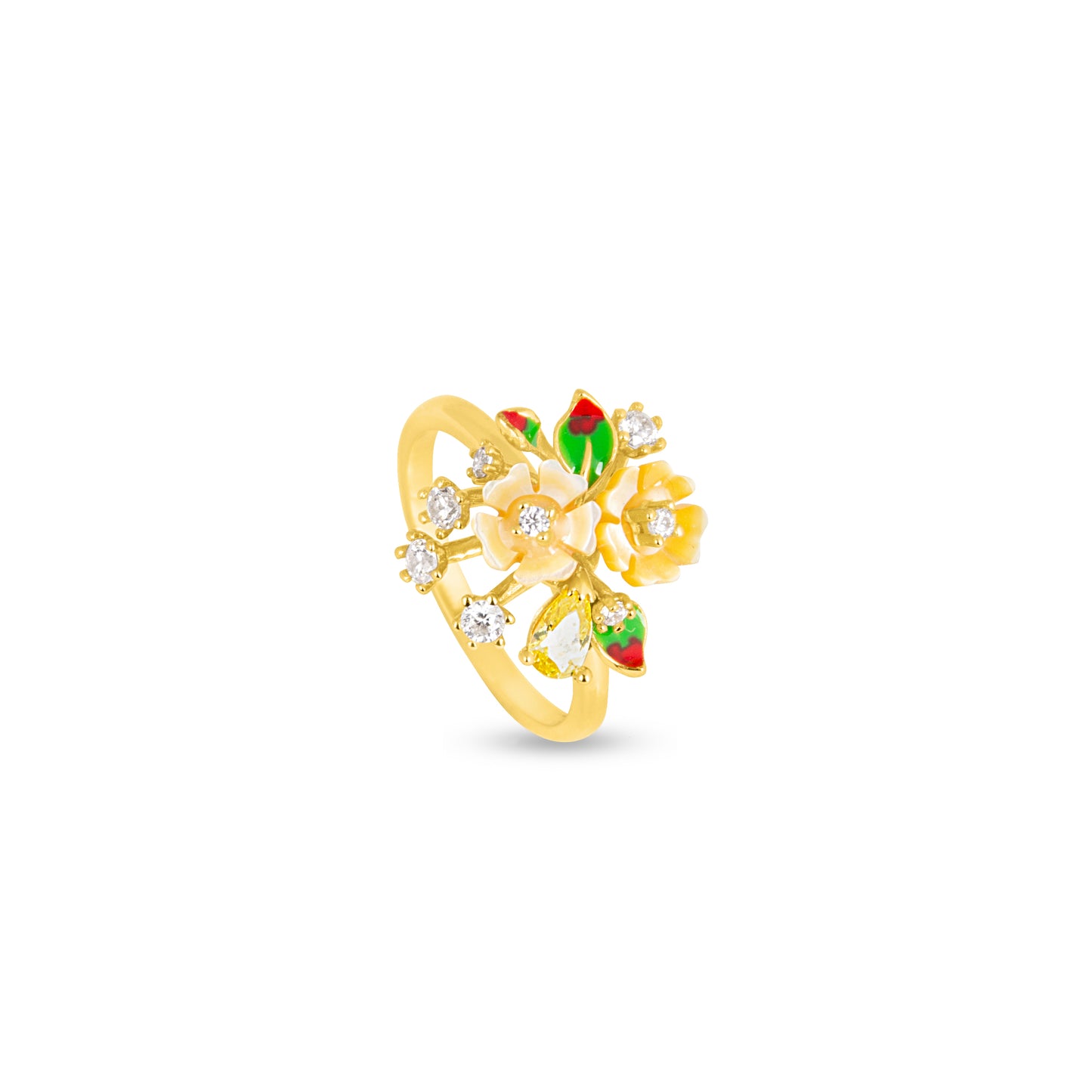 Radiant Blossom Luminaire Ring
