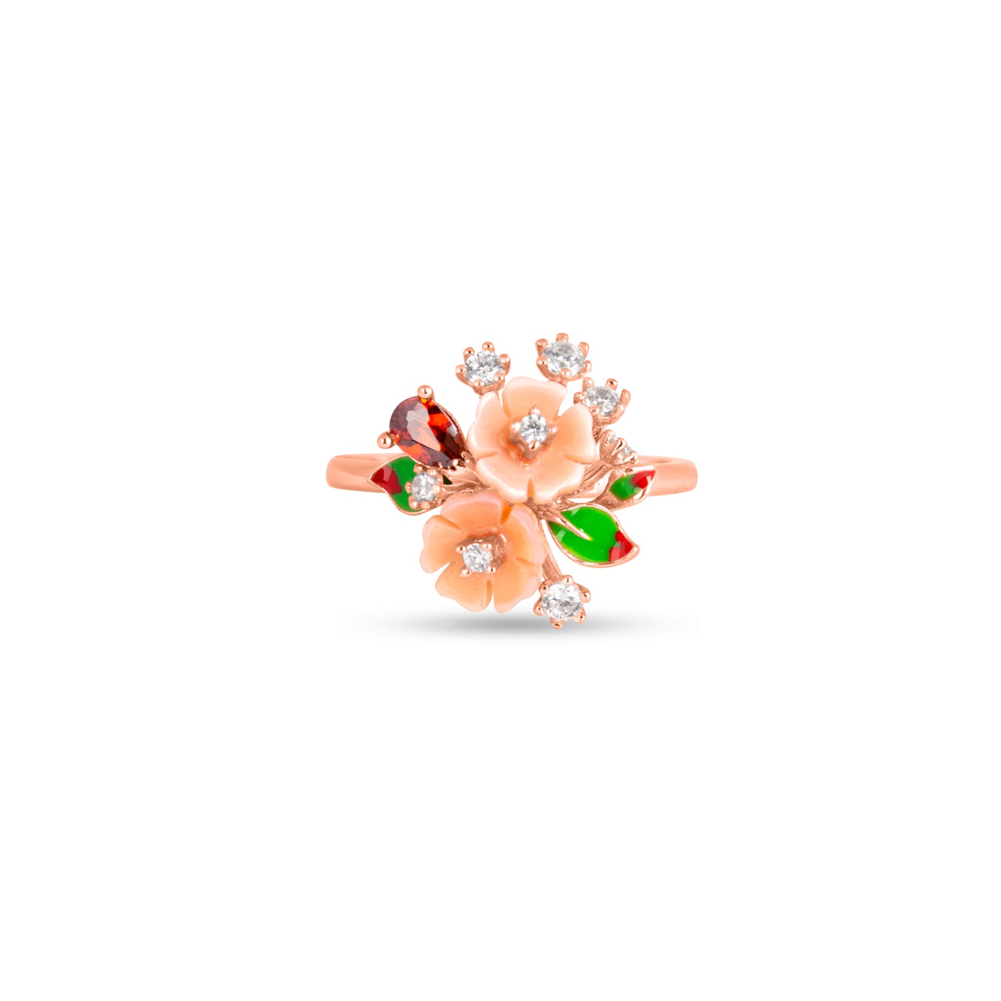 Radiant Blossom Luminaire Ring