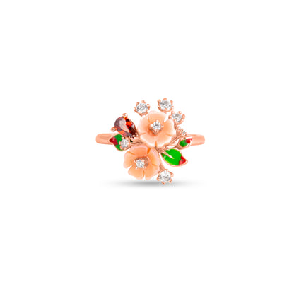 Radiant Blossom Luminaire Ring