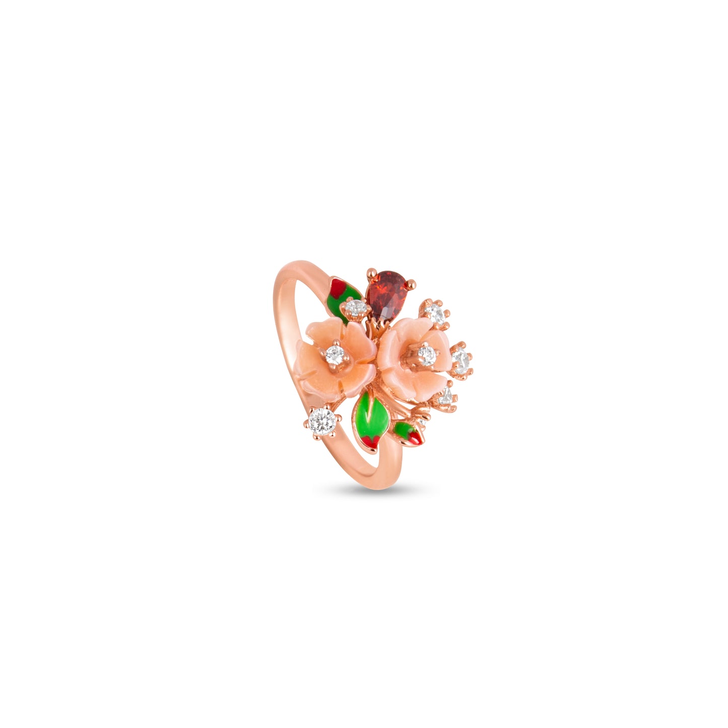 Radiant Blossom Luminaire Ring