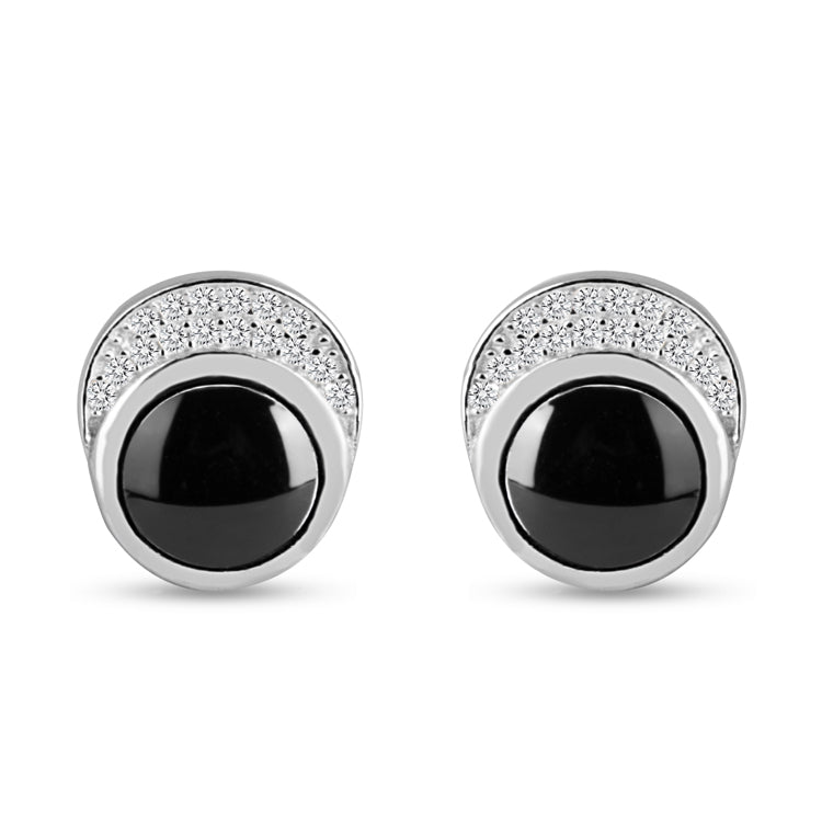 Black and Silver Design Cufflinks