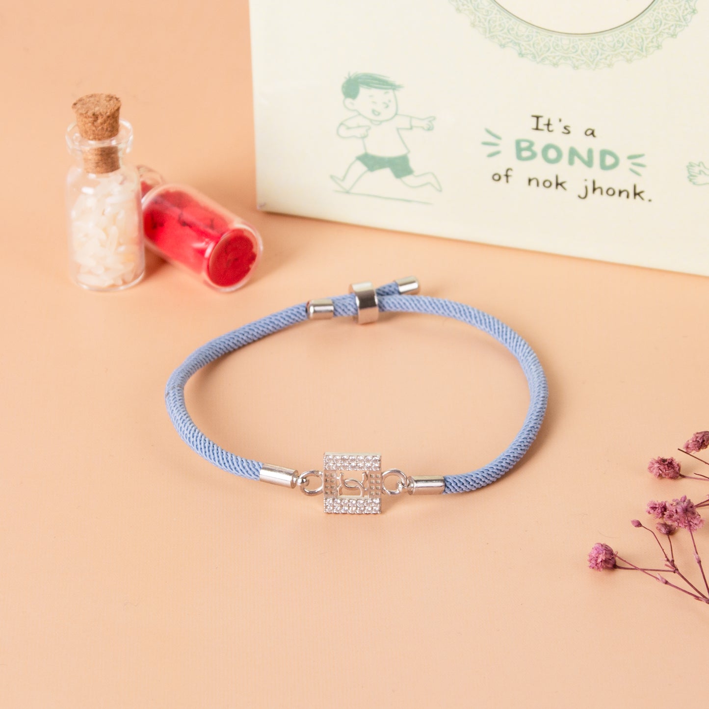 Square Charm Rakhi