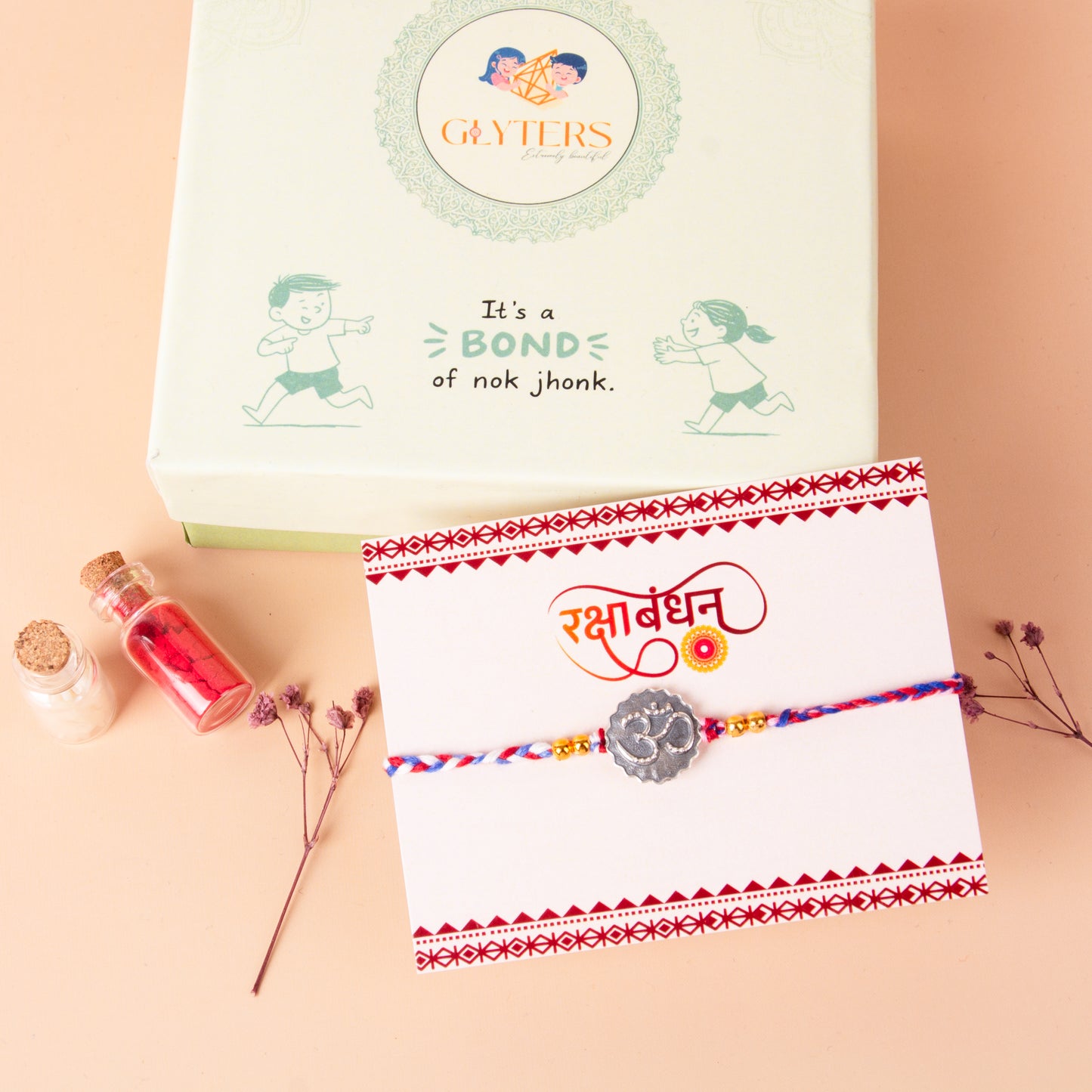 Om Blossom Rakhi