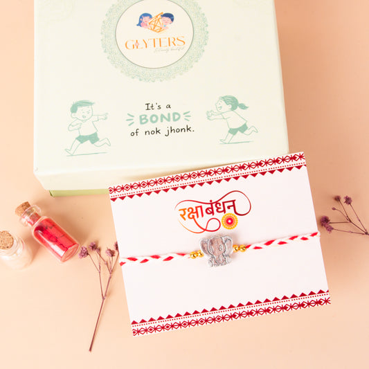 Elephant Blessing Kids Rakhi