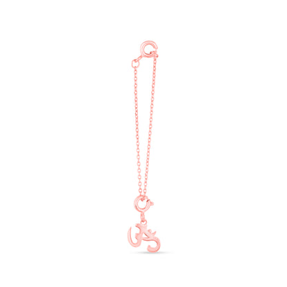 Divine Sync Om Rose Gold Charm