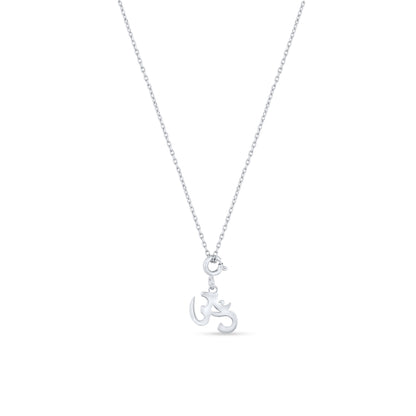 Divine Sync Om Silver Charm