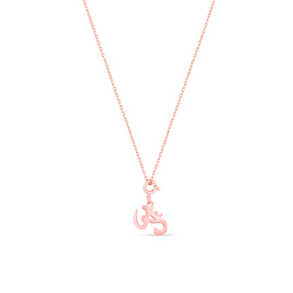 Divine Sync Om Rose Gold Charm