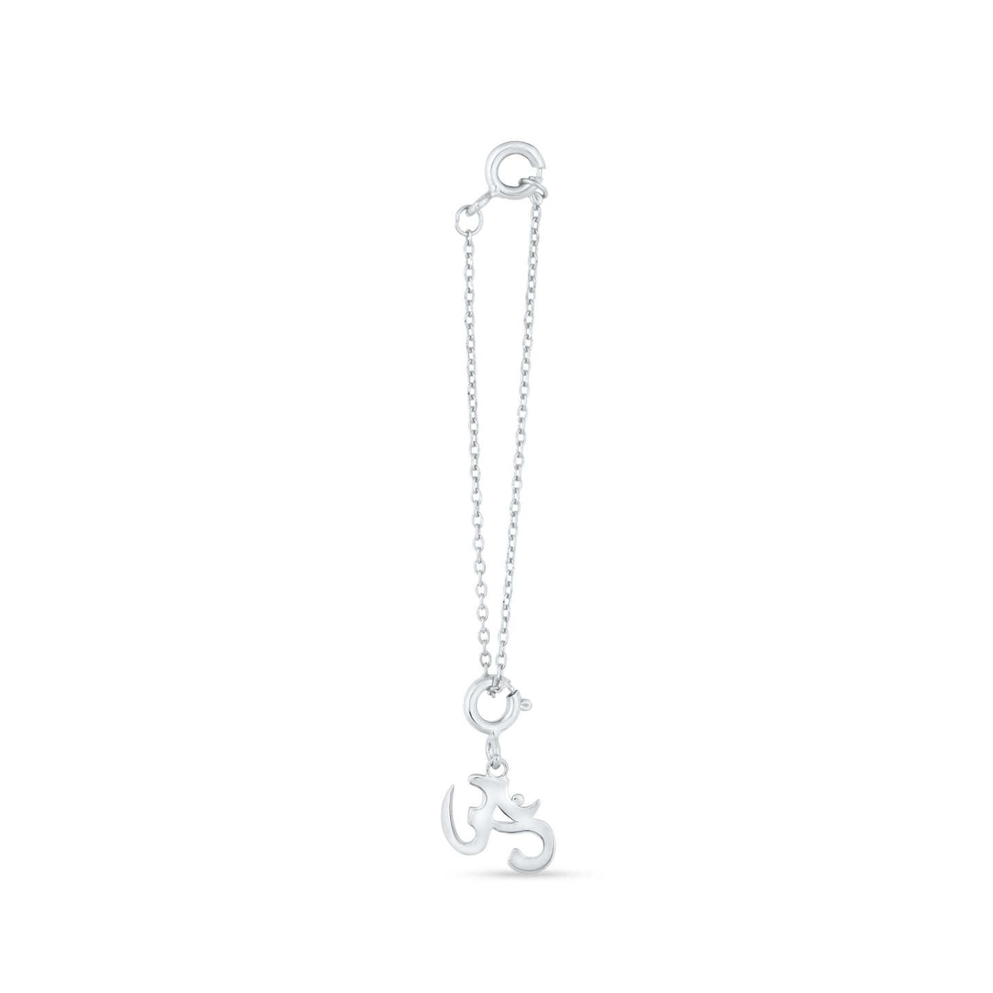 Divine Sync Om Silver Charm