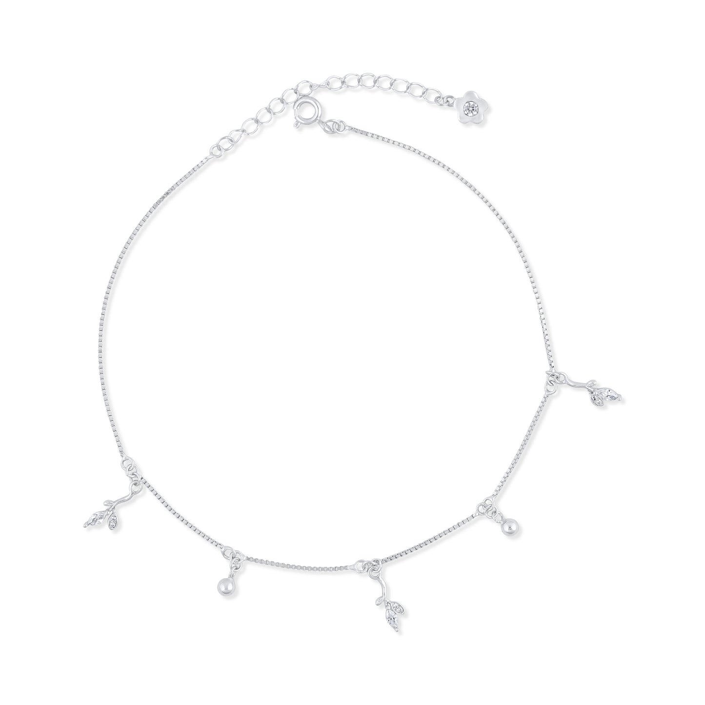 Elora Leaf Anklet