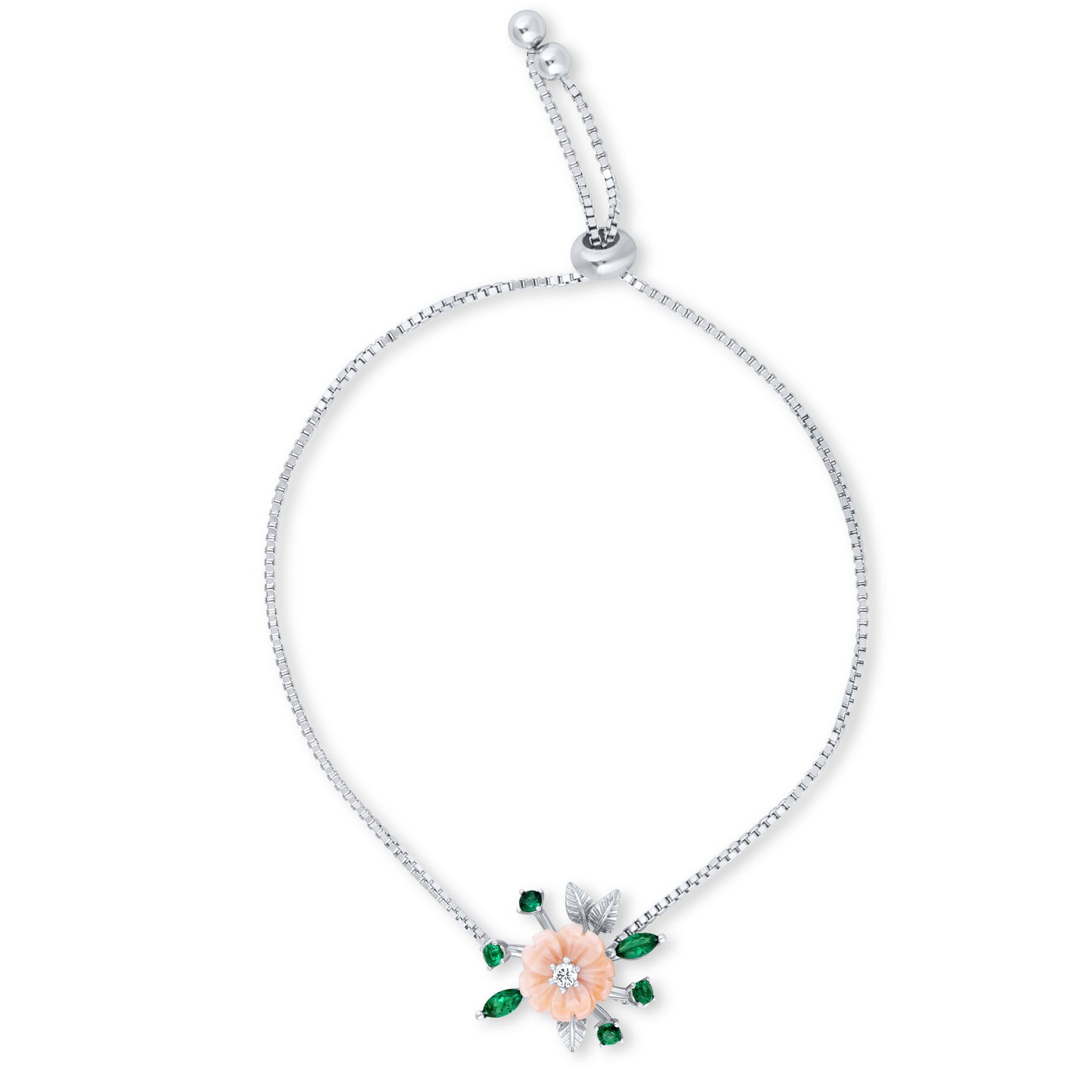 Emerald Bloom Bracelet