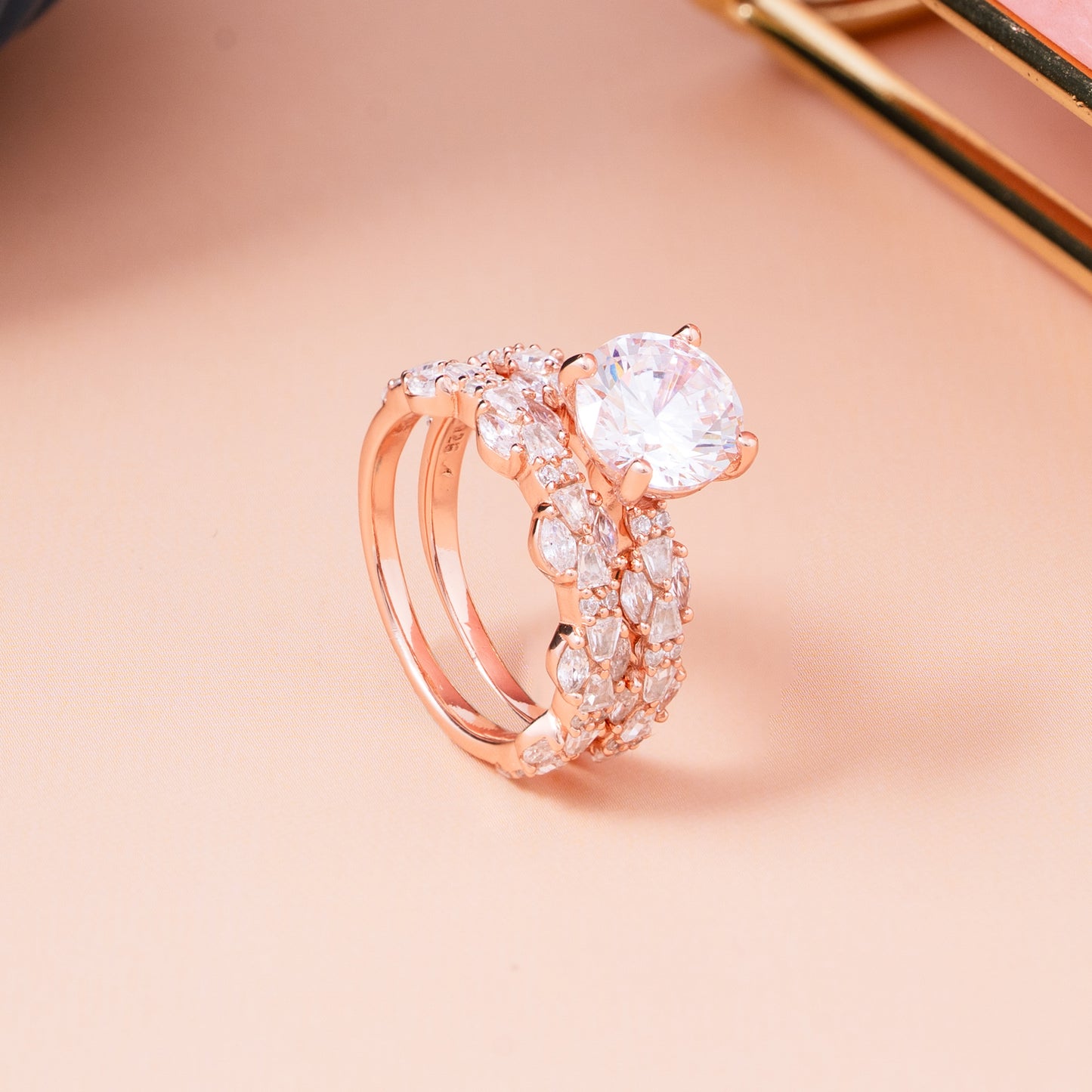 Eternal Radiance Stack Ring