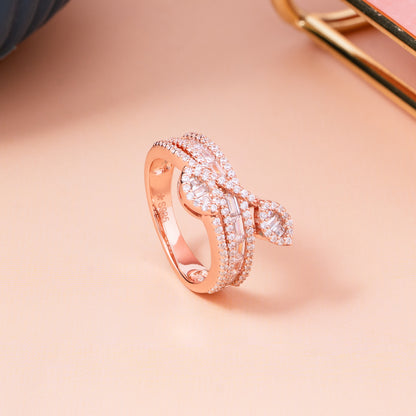 Eternal Twist Rose Gold Ring