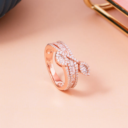 Eternal Twist Rose Gold Ring