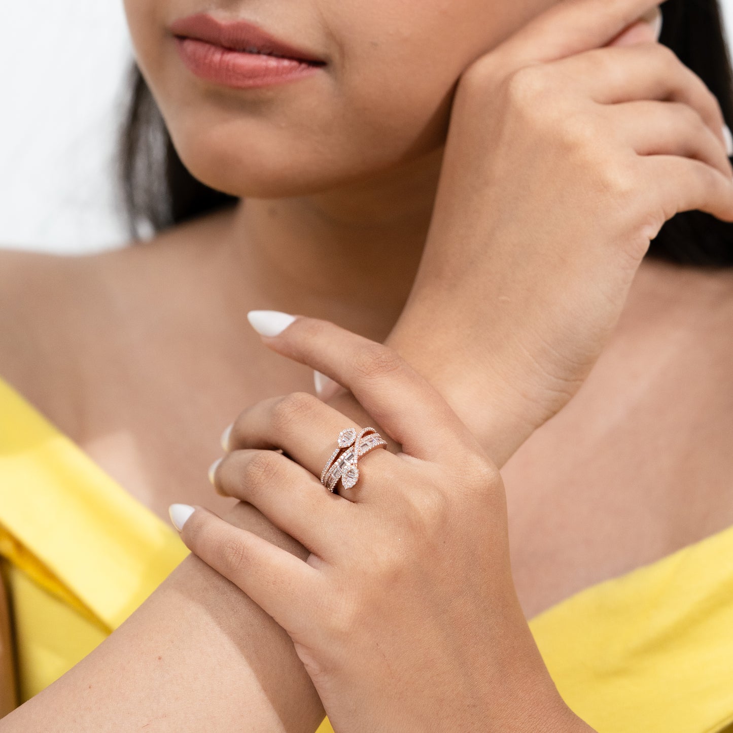 Eternal Twist Rose Gold Ring