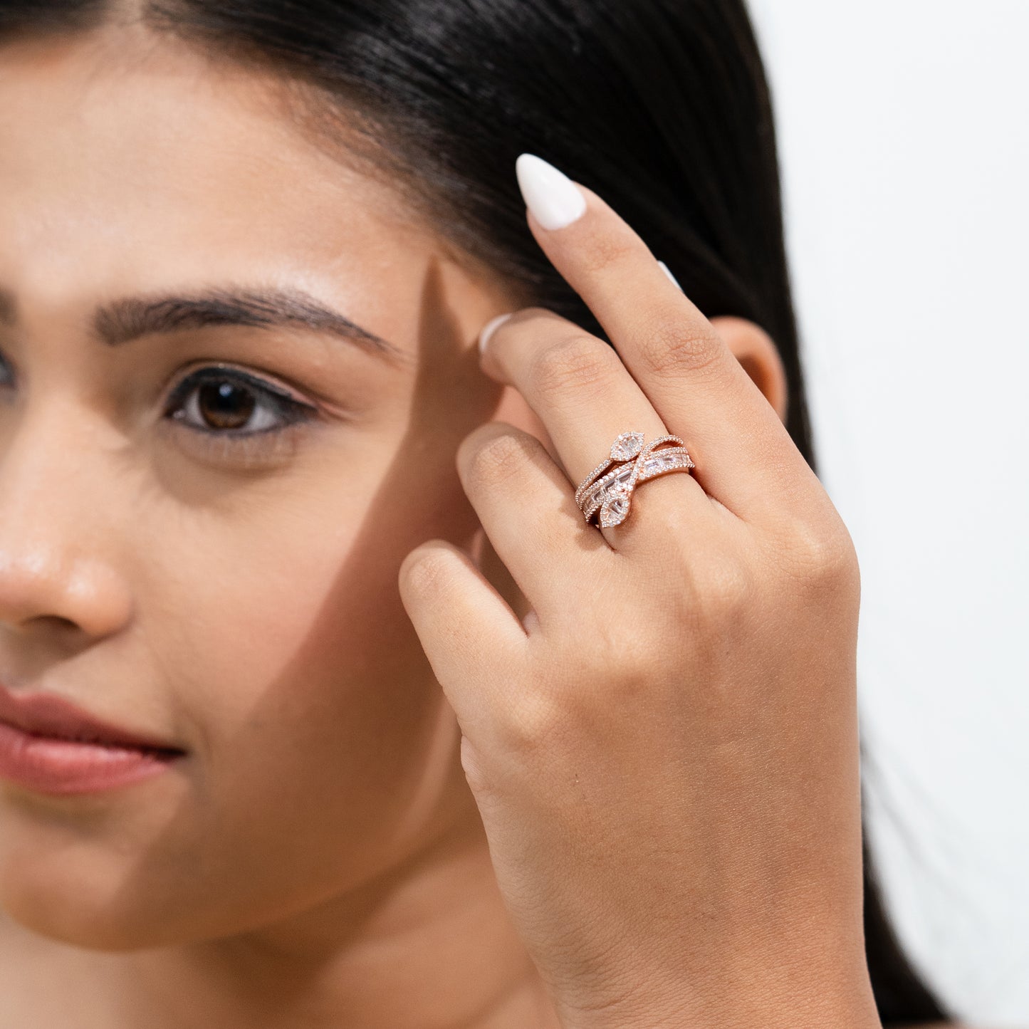 Eternal Twist Rose Gold Ring
