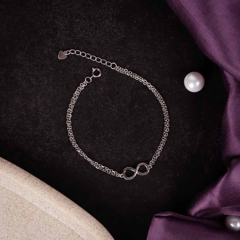 Everlasting Hope Silver Bracelet