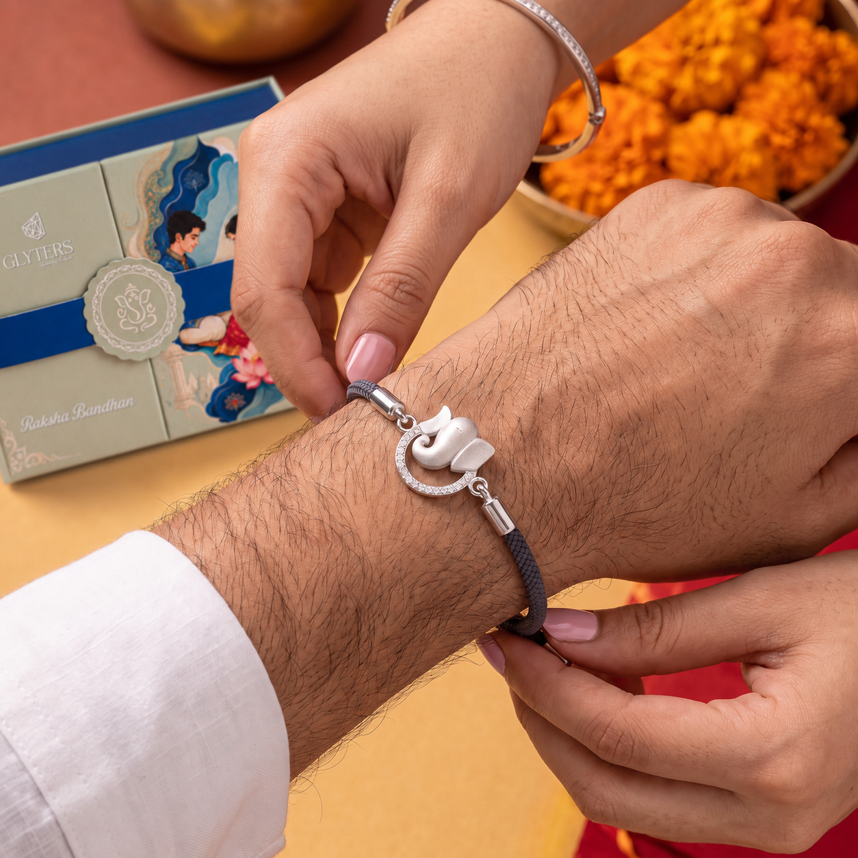 Ganesha Grace Bracelet Rakhi