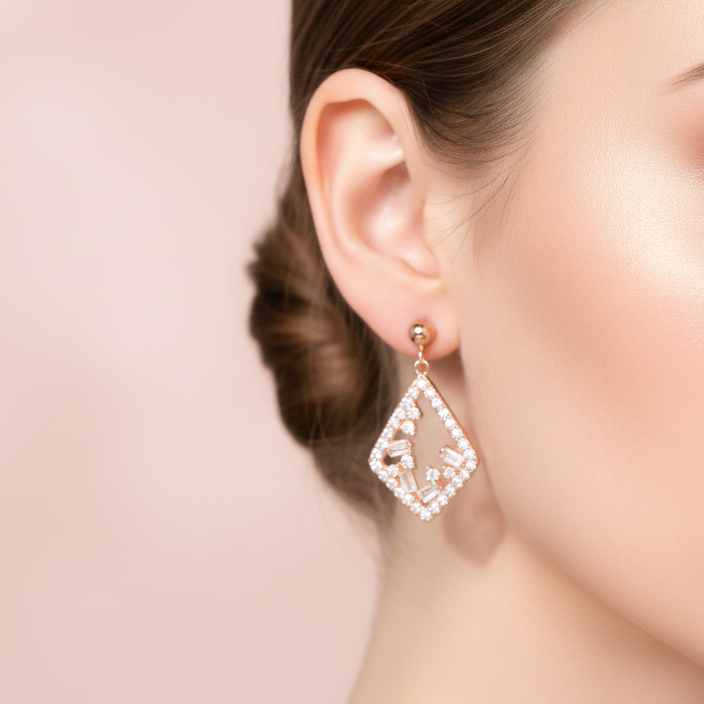 Geometric Glamour Drops