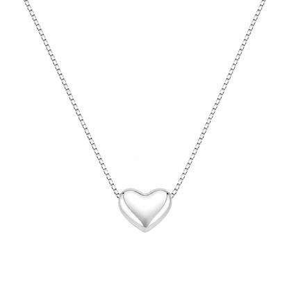 Silver Heart Glow Pendant