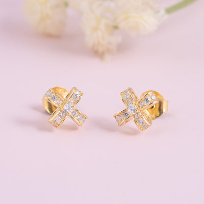 Golden Crosslight Studs