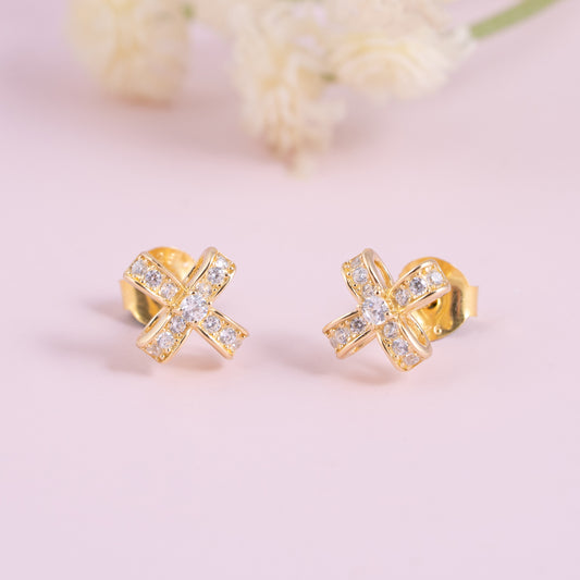 Golden Crosslight Studs