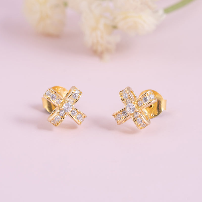 Golden Crosslight Studs