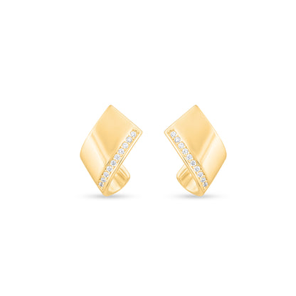 Golden Curve Studs