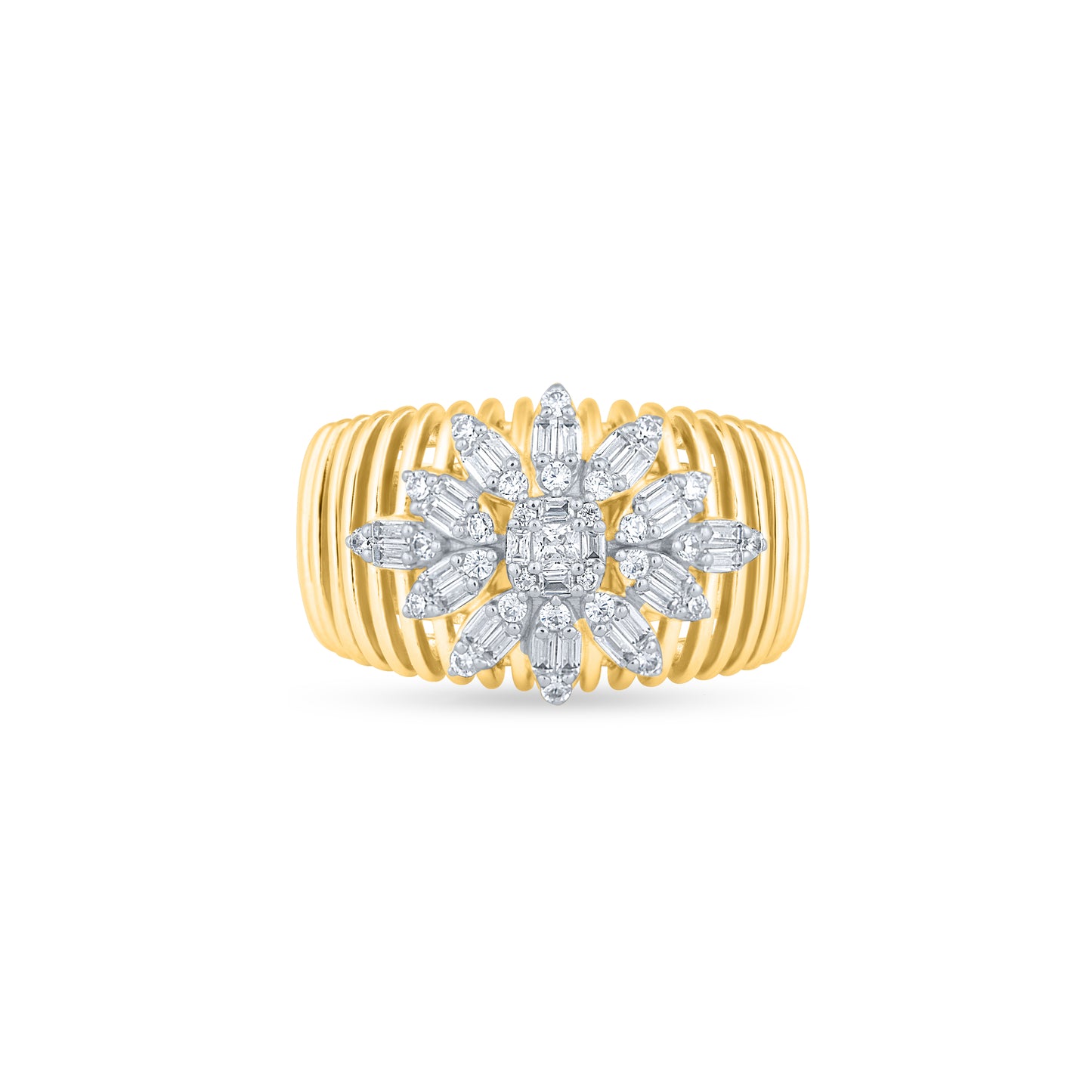 Golden Bloomburst Ring