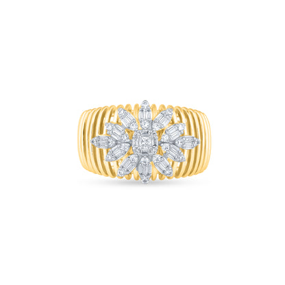 Golden Bloomburst Ring