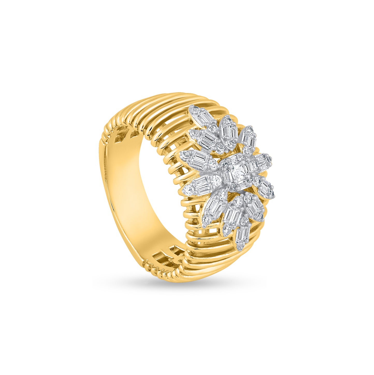 Golden Bloomburst Ring