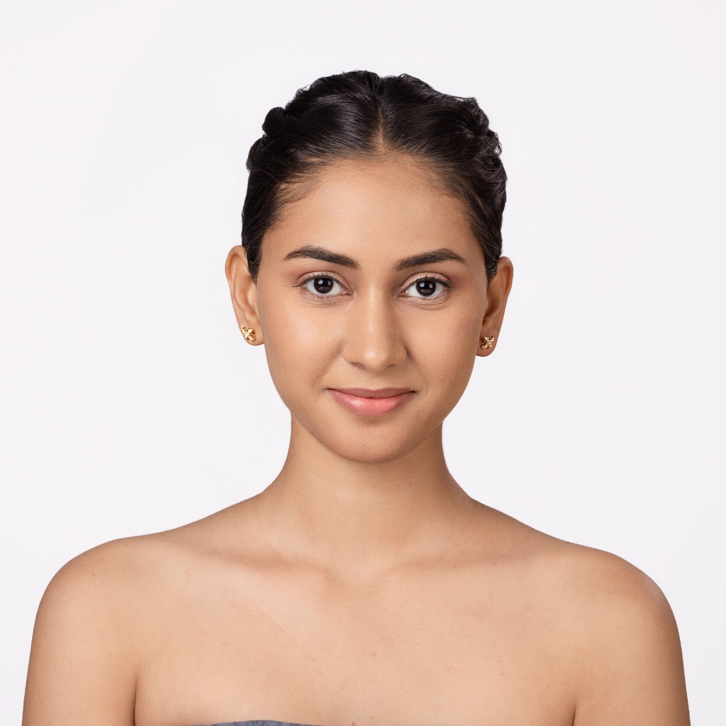 Golden Crosslight Studs