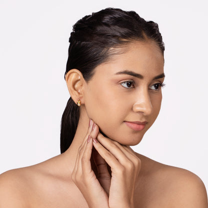 Golden Dewdrop Studs