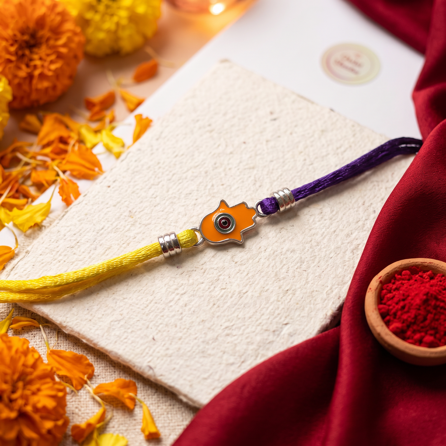 Good Luck Sterling Silver Rakhi