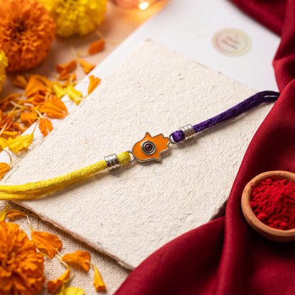 Good Luck Sterling Silver Rakhi
