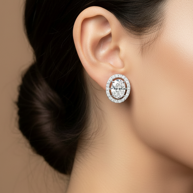Grand Affair Silver Earrings